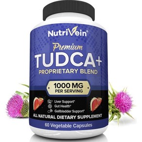 뉴트리베인 투드카 1000mg 60캡슐 TUDCA, 1개, 60정