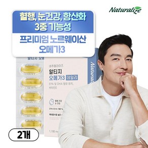 네추럴라이즈 알티지 오메가3 데일리 1100mg, 2박스, 60정