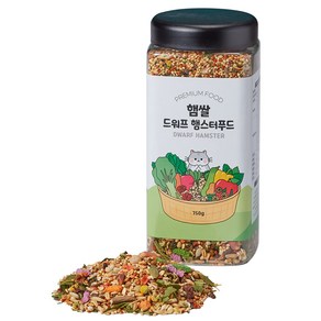 헤라펫 햄쌀 드워프햄스터 프리미엄 사료 세척혼합 750g, 1개