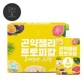 [참앤들황토농원]데이앤 트로피칼 곤약젤리 10포 1박스, 130ml