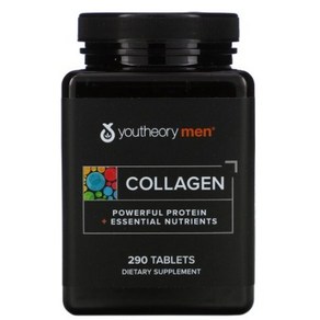 Youtheoy Men's Collagen Advanced with Biotin 유씨어리 바이오틴 함유 남성 콜라겐 어드밴스드 5000mg, 1개, 290 정, 290정