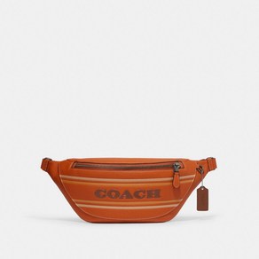 코치 코치 스트라이프 워렌 벨트 백 CH000 QBNP6 Waen Belt Bag With Coach Stipe