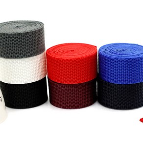 폴리2중직 가방끈 30mm (8컬러) - 1마 약90cm, 그레이, 1개