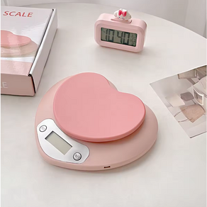 정밀 하트 저울 3kg 1g단위 디지털 베이킹 주방 이유식 크레 저울 베이킹