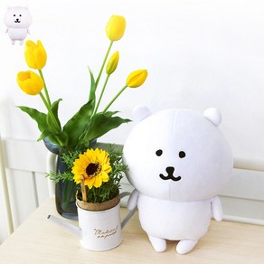 담곰이 인형 28cm 농담곰 인기 캐릭터 동물 애착 모찌 곰인형, 1개