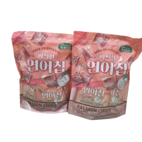 빠삭한 연어칩 타르타르, 180g, 2개