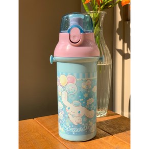 스케이터 원터치 투명 보틀, 시나모롤 스위트, 480ml, 1개