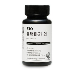 비티오 블랙마카 업 120정 2개월분, 1개