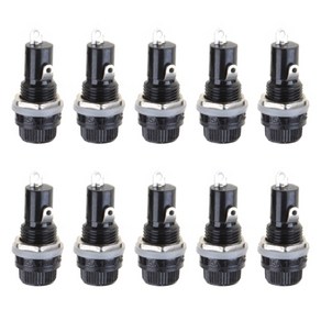 10 PCS AC 250V 13A 전기 패널 장착 Radio Auto ST 용 5x20mm 퓨즈 홀더