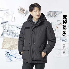 K2세이프티 가을 겨울 추동복 패딩 점퍼 작업복 워크웨어 단체복 21JK-F103