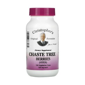 Christophers Original Formulas 체이스트 트리 베리 바이텍스 Chaste Tree Berries 525 mg 100캡슐