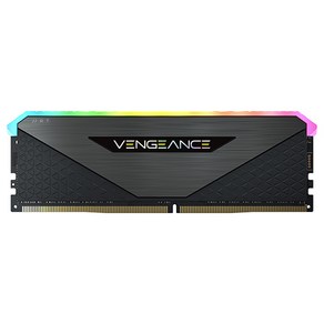 CORSAIR 8GB DDR4-3600 CL16 VENGEANCE RGB 램 데스크탑용 RT BLACK CMN16GX4M2Z3600C16 2p 세트