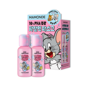 마몽드 플로라글로우 로즈 리퀴드 마스크, 80ml, 2개