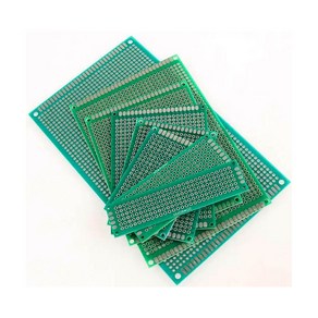 아두이노 PCB 만능 양면 기판 모음 2.54mm 피치 PCB 프로토 에폭시 만능기판 1개, 2X8