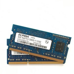 ELPIDA 노트북 메모리 모듈 SODIMM RAM 4GB 8GB 1Rx8 2RX8 PC3 PC3L 12800S DDR3 1600Mhz 4G 8G, 01 4G 1R PC3 1600X1pcs, 1개