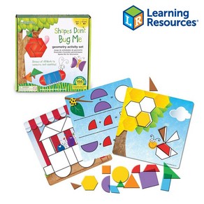 [러닝리소스] 평면 도형 곤충퍼즐 136pcs LER1762, 1개