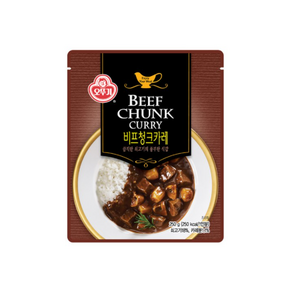 트윈스몰 오뚜기 비프청크카레250g, 250g, 1개