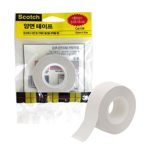 3M 138 종이 양면 테이프 18mm x 10m