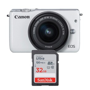 캐논 EOS M10 미러리스 카메라 메모리카드 샌디스크 울트라SD 32GB