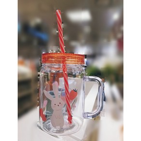 [모던하우스 인천점] 베리래빗 빨대 텀블러 580ML_KI0124023, 1개, 사진참조