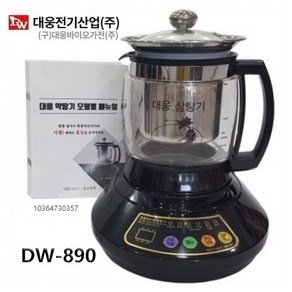 대웅약탕기 대용량 3.2리터 DW-890 홍삼제조기 차탕기 온도조절기능 개별메뉴얼증정