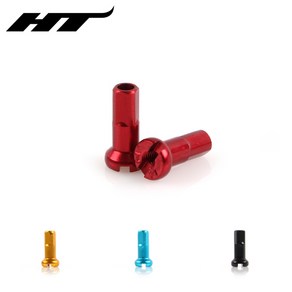 HT 자전거 니플 바퀴 스포크 휠셋 MTB 로드 12mm 14mm, 레드, 1개