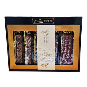 쇠고기육포 선물세트 (360g) 육포간식 술안주 주전부리, 1개, 360g