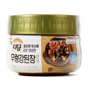 CJ제일제당 다담 우렁강된장500g, 500g, 1개