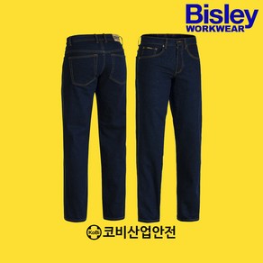 Bisley비즐리 워크웨어 러프 라이더 스트레치 데님 진 BP6712, 97R (38), 1개