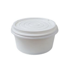(맞춤팩) 다용도 520ml 원형용기 (용기+뚜껑), 1세트, 200개