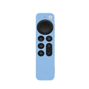 TV 4K 2세대 Sii 리모컨 충격 방지와 호환되는 실리콘 컨트롤러 낙하 방지 보호 케이스, 03 fo sky blue