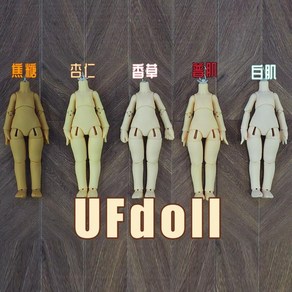 오비츠 OB11 구체관절 인형 구관 바디 1/12 플라스틱 헤드에 BJD UFdoll 연결 가능 GSC 액세서리, 06=Onlyhai-1_Nomalskin, 1개