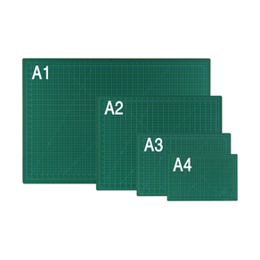 인터탑 문화산업 책상용 컷팅매트 A2~A4 만들기용 작업매트 녹색매트, A4