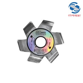 TOYOKANE 토요카네 풀엉킴방지날 TOY125 (125mm) 예초기날 잡초제거 벌초 작업 풀감기방지, 1개