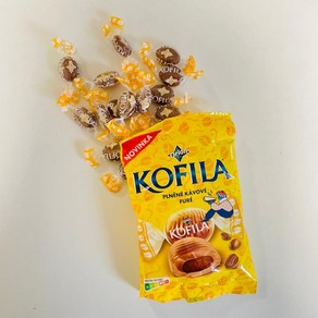 오리온 코필라 Kofila 커피퓨레 Oion 사탕 체코 80g, 1개