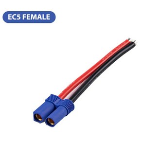 TEAM MATE UP-EC5-F EC5 Female Silicone Wie Cbale (12AWG 10cm), 1개