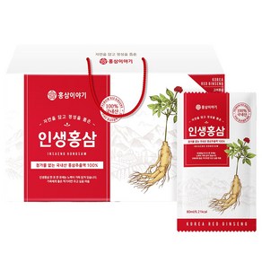 홍삼액 인생홍삼 홍삼이야기 80ml 30포