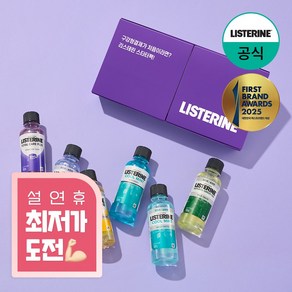 리스테린 여행용 소용량 체험팩, 100ml, 6개