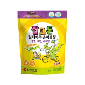 조아제약 잘크톤 멀티쑥쑥 츄어블정 포도맛 666g, 180정, 1개