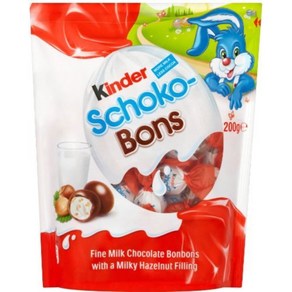 KINDER SCHOKO BONS 킨더 본즈 초코렛 초콜릿 200g 4개 패키지 800g