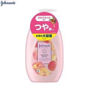 존슨 바디케어 로션 아로마 밀크 바디 로션 피치 살구향 단품 500mL, 1개