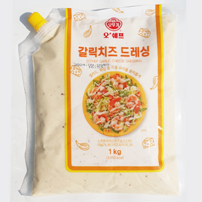 오뚜기 오쉐프 갈릭치즈드레싱, 1kg, 5개