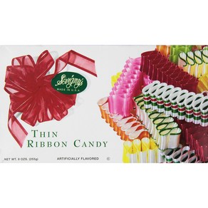 Sevigny's Thin Ribbon Candy - Made in USA. 9 Oz. Sevigny의 얇은 리본 캔디 - 미국산. 9 온스., 1개, 255g