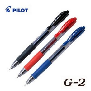 PILOT 파일롯트 G-2볼펜 G2중성펜 0.5 0.7 1.0 펜 리필, 0.7적색