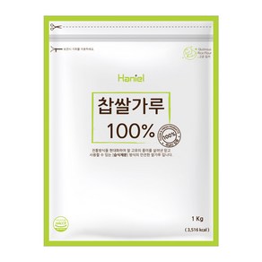 습식 찹쌀가루 100%, 1kg, 4개