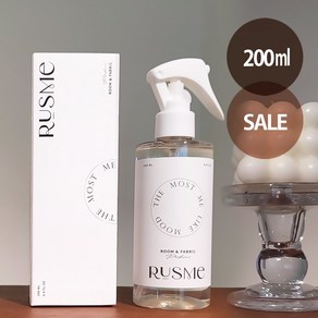 [러스미] 1+1 룸&섬유향수 드레스퍼퓸 2개 100ml (200ml), 1 플랜트 러버 100ml, 2 폴 인 러브 100ml