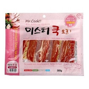 미스터쿡 강아지 간식 스테이크, 오리, 300g, 10개