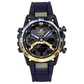 Casio Edifice Sospensione 야간 드라이브 아날로그 디지털 스마트폰 링크 터프 솔라 ECB-2000NP-1A 100M 남성용 시계