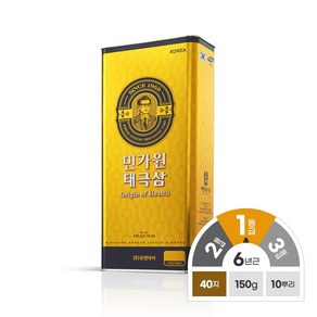 6년근 태극삼 1등급 40지 150g, 1개