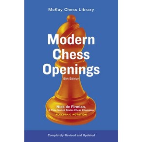 (영문도서) Moden Chess Openings: MC0-15 Papeback, Random House Puzzles & Games, English, 9780812936827